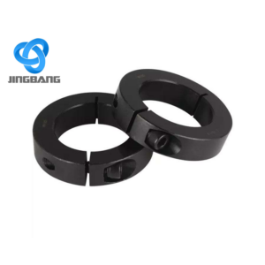 ONE-PIECE: Carbon steel and black oxide shaft collar clamp